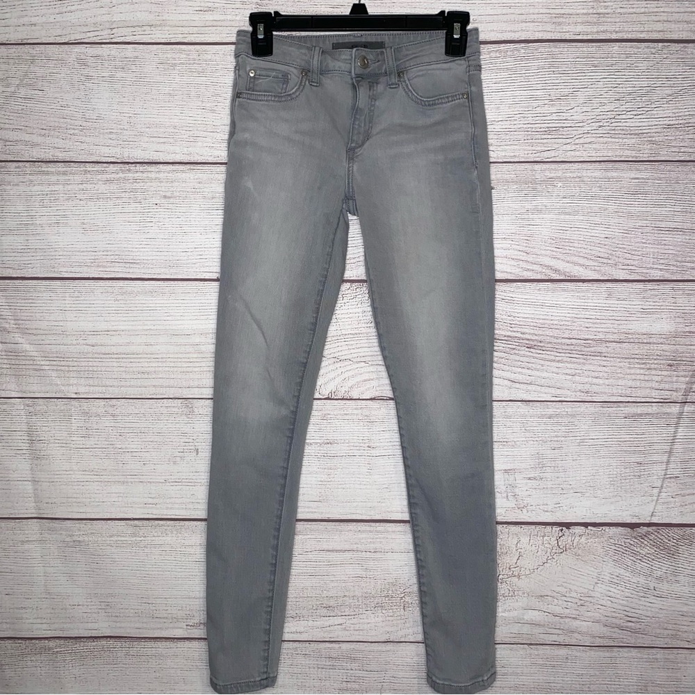 Joe’s FLAWLESS THE ICON Women’s mid rise skinny ankle gray jean